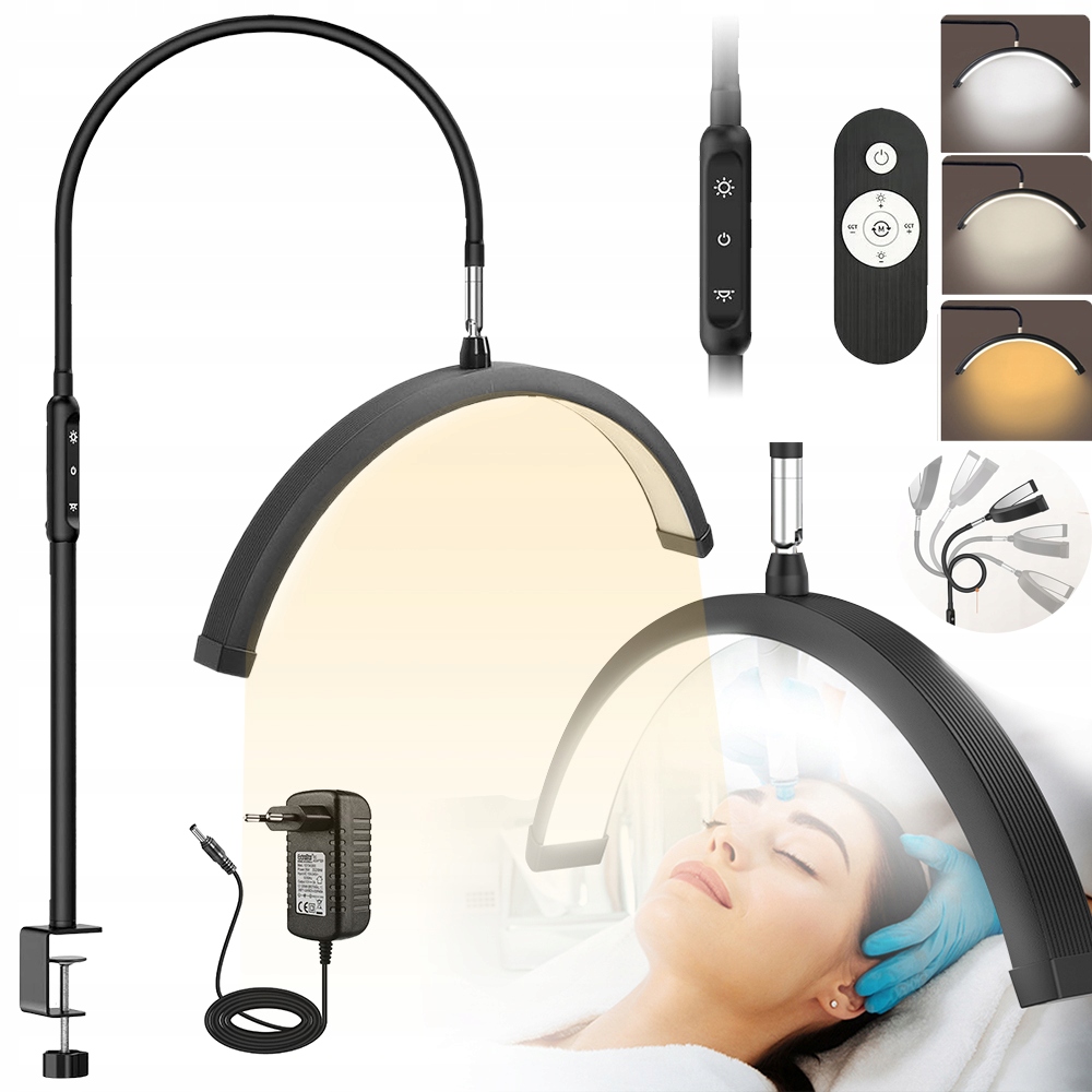 Černá Kosmetická Lampa Na Psací Stůl, Make-up Na Nehty 3200K-6500K