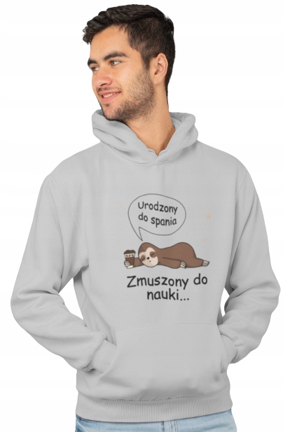 BLUZA Z KAPTUREM SUPER PREZENT DLA ŚPIOCHA NAUKA Marka inna