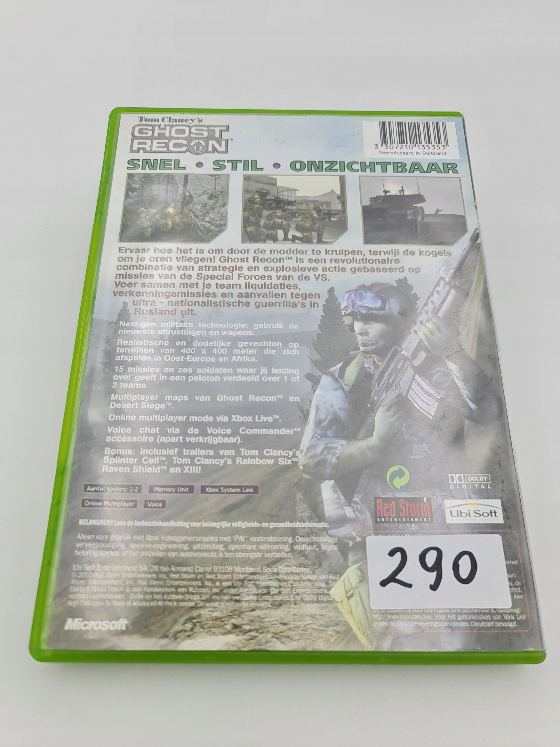 XBOX TOM CLANCY'S GHOST RECON Platforma Microsoft Xbox