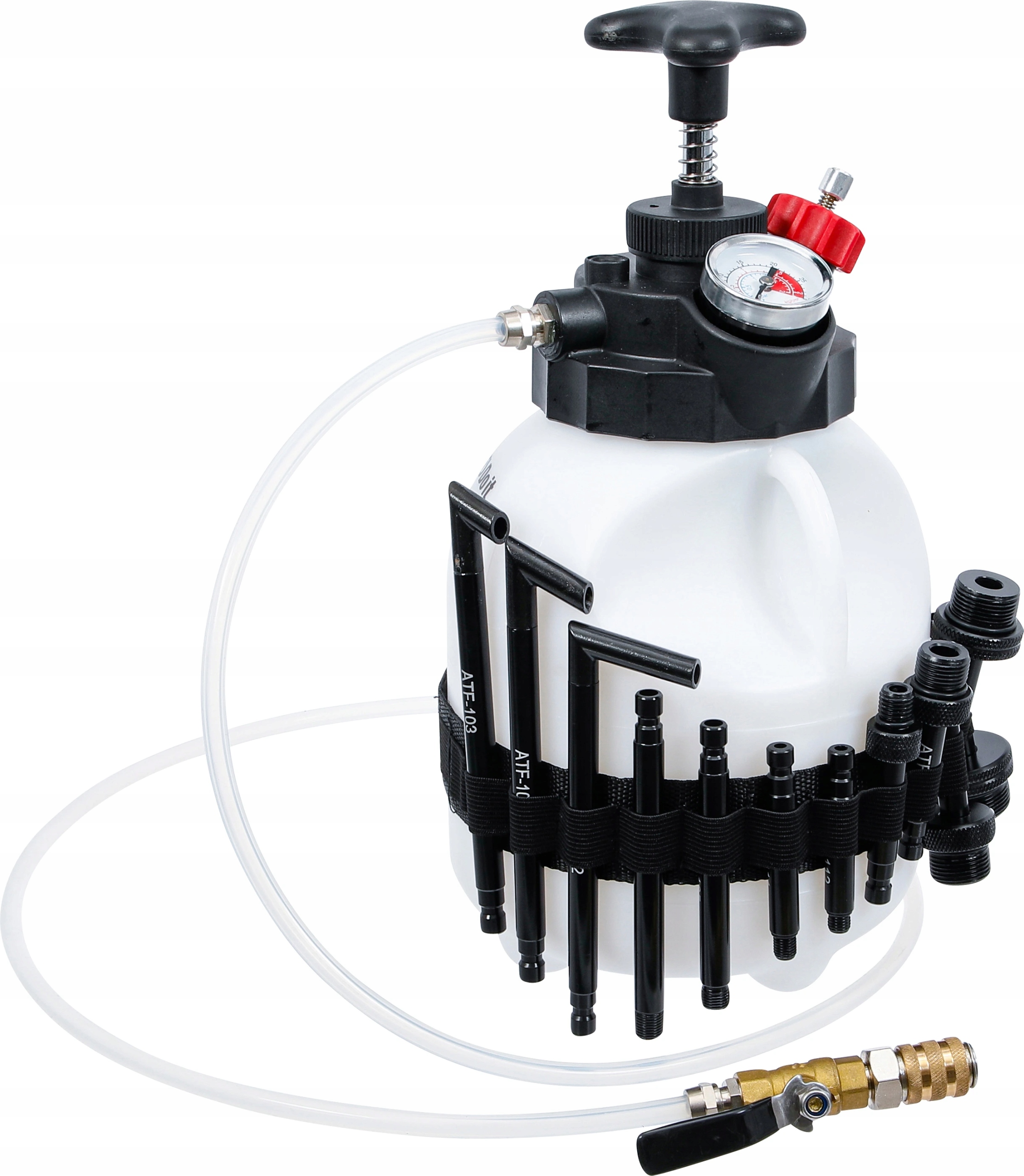 Bgs 74264, Plnička prevodového oleja s ručnou pumpou s 12 adaptérmi 3 l