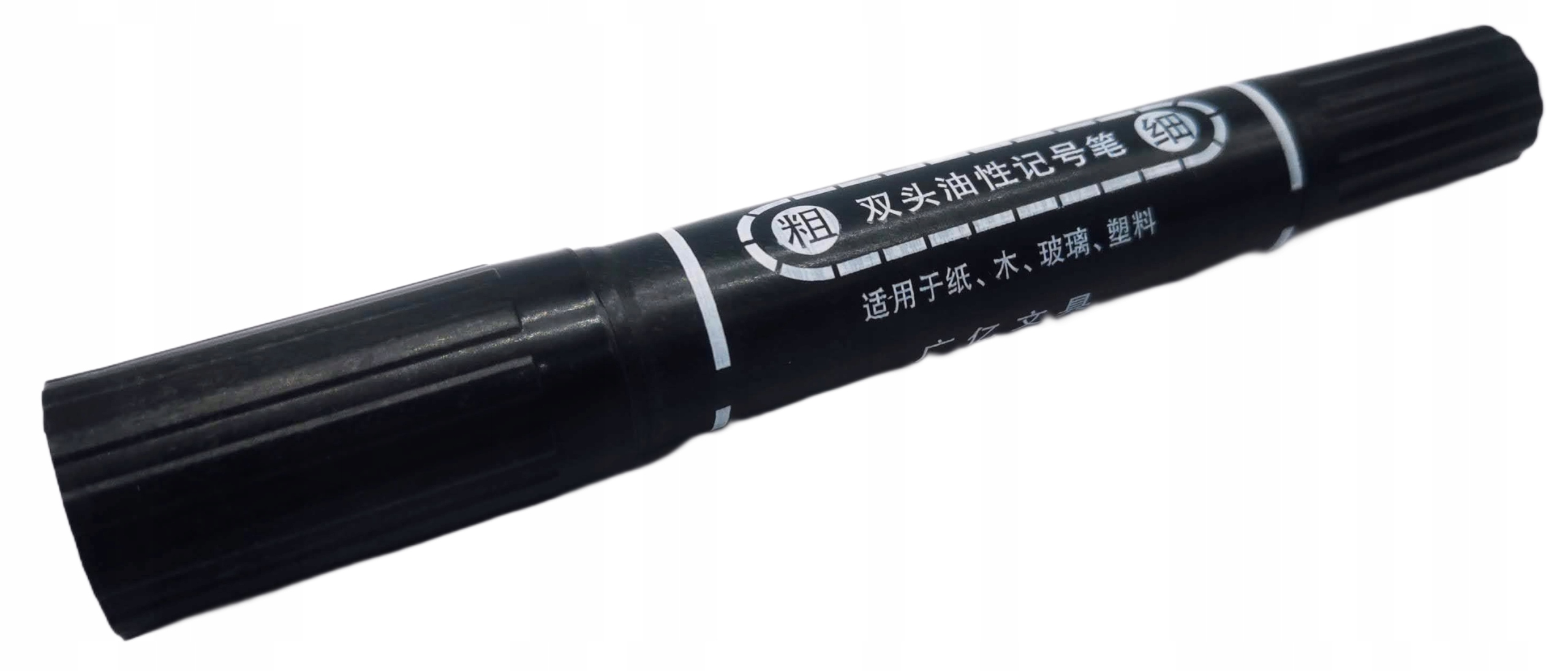 MARKER FLAMASTER PERMANENTNY CZARNY DWUSTRONNY OBUSTRONNY OKRĄGŁY PISAK Marka TurboTools