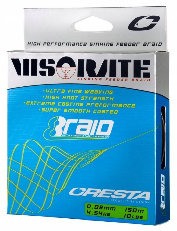 Plecionka feederowa Cresta Visorate 0,08 mm x 150 m