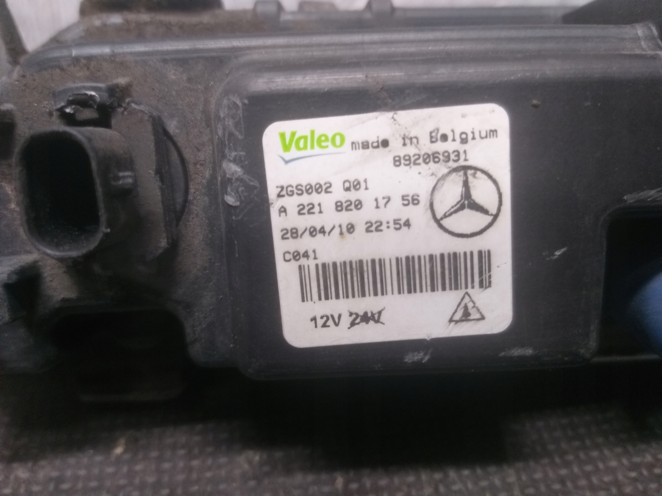 fog light left right MERCEDES S KLASA W221 LED A2218201856 A2218201756