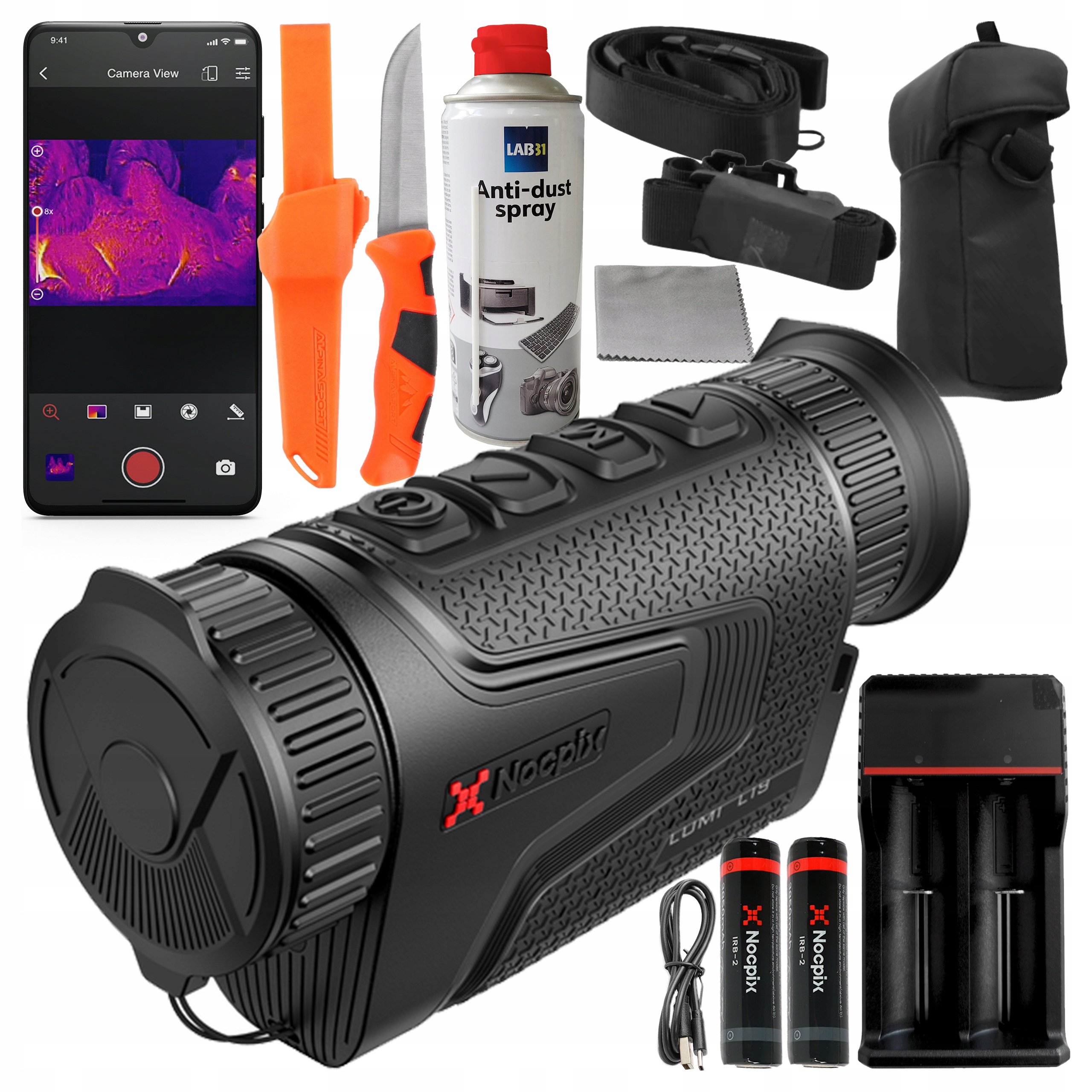 Kamera Termowizyjna Nocpix Lumi L19 Termowizor Monokular Termowizyjny +etui