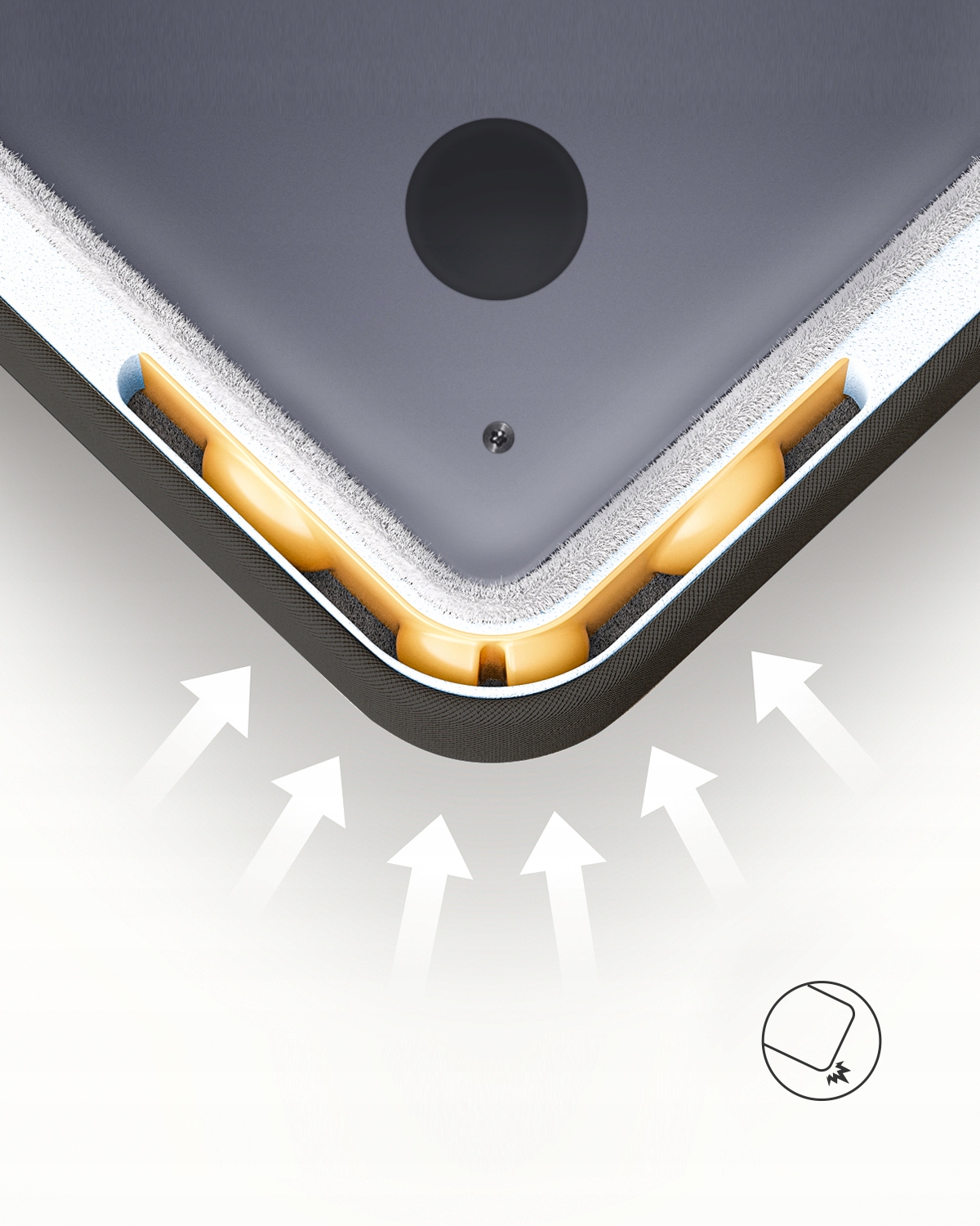 INNOSTYLE DAMSKA TORBA NA LAPTOPA 14 WODOODPORNA OMNIPROTECT PRO CZARNA Wielkość matrycy 14