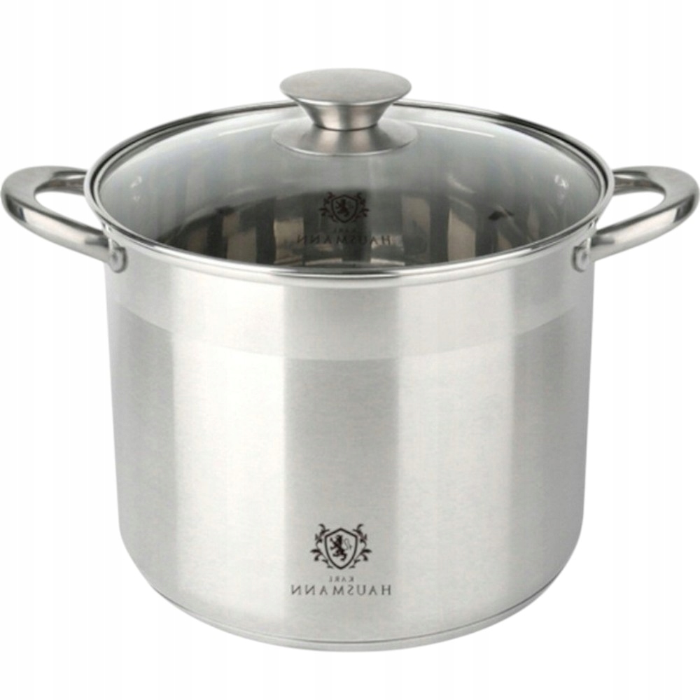 Hrnec 19 L Vysoký, Pevný, S Víkem Z Z Nerezové Oceli Pro Indukční Plyn