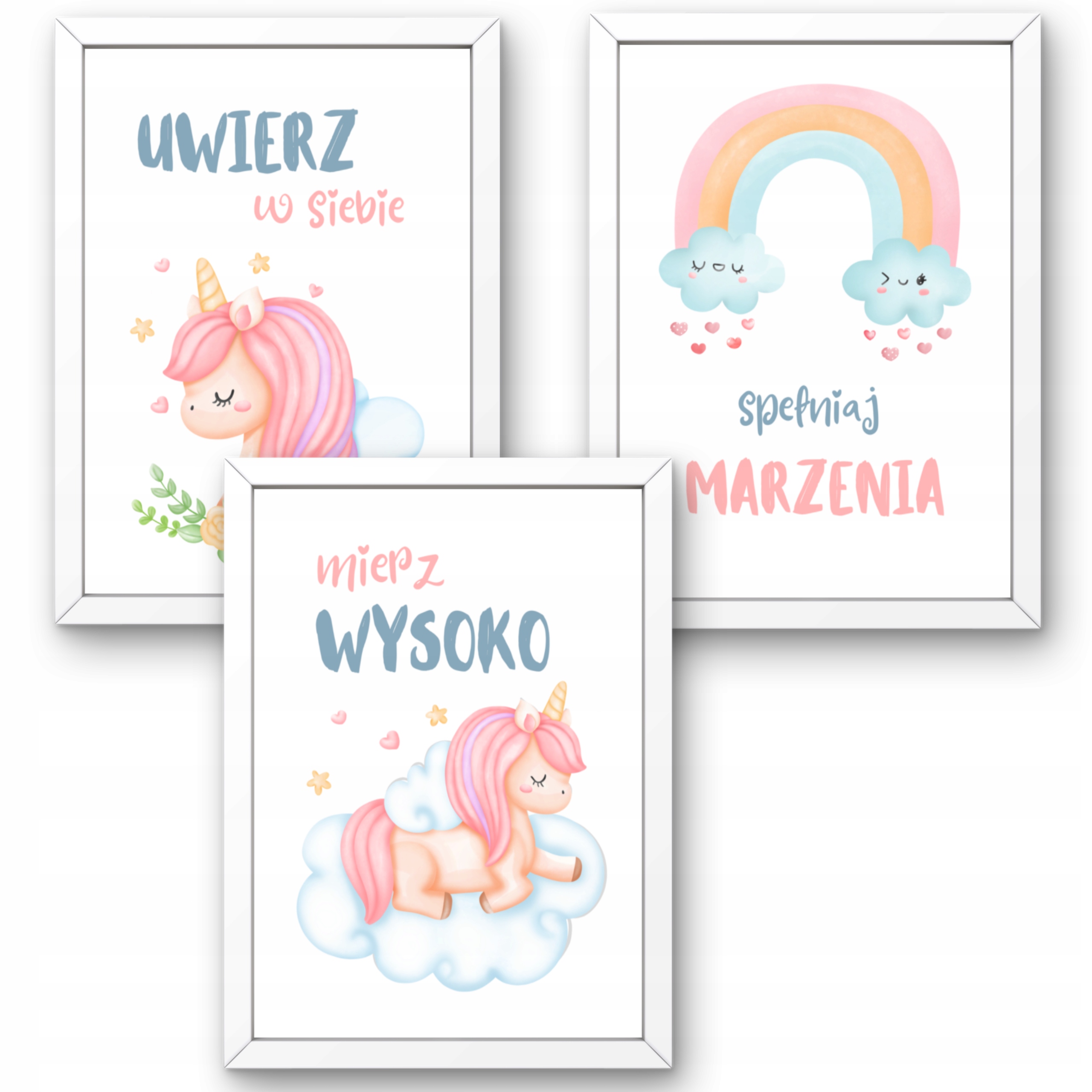 

Obrazki Do Pokoju Dziecięcego Zestaw Plakaty A4