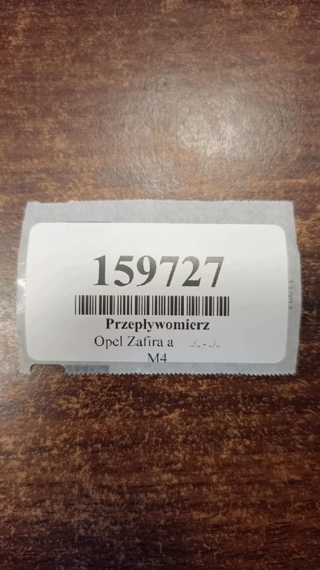 OPEL ZAFIRA A flow meter 0281002478