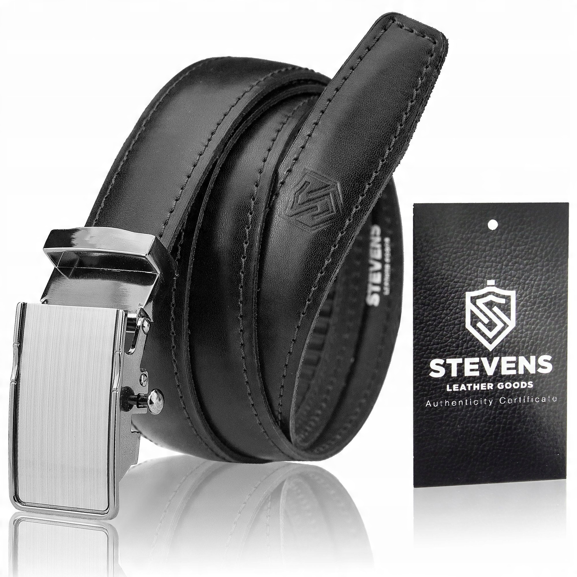 

Skórzany Pasek Męski Automatyczny Stevens 115cm 3C