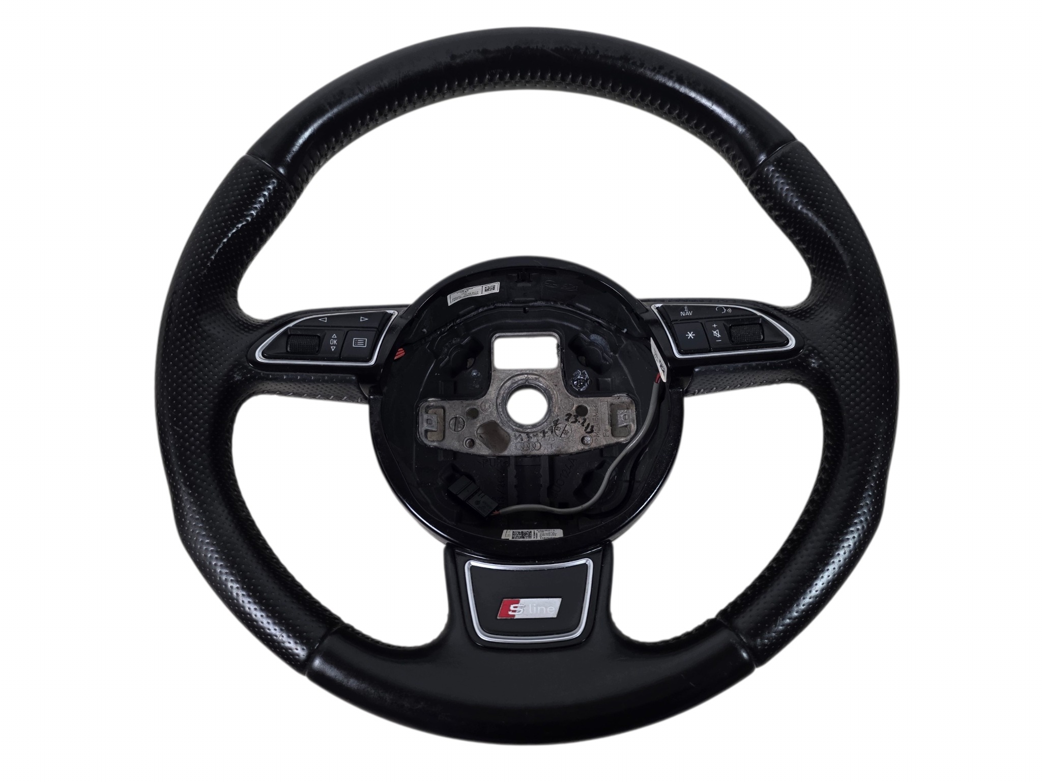 AUDI Q3 S-LINE 2013 steering wheel, leather complete ORG. 8U0419091R
