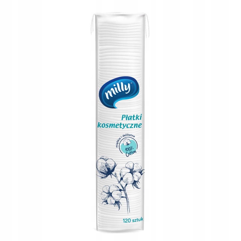 

Milly Płatki Kosmetyczne 100% Bawełny 120 szt.
