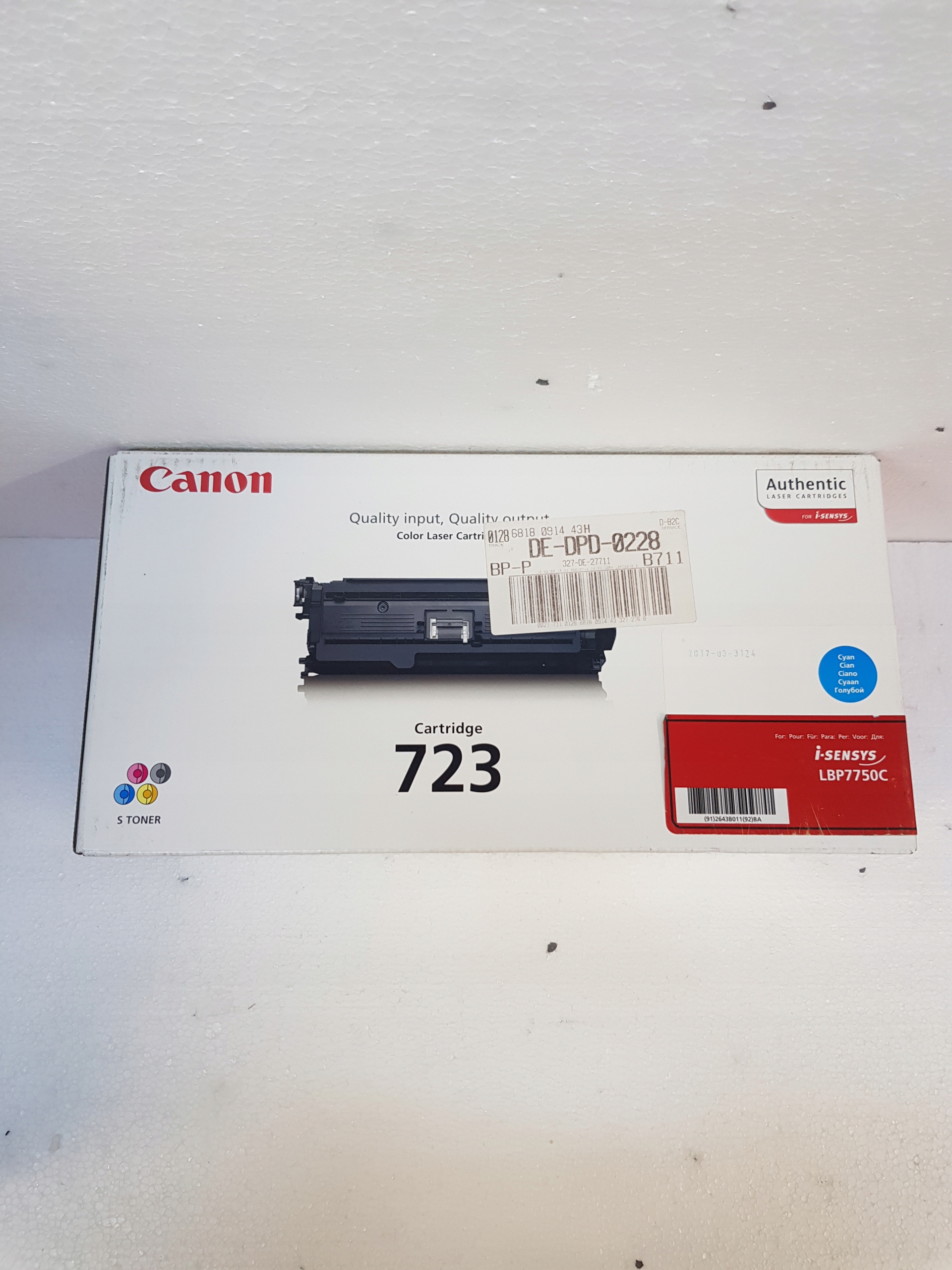 2643B011[BA] Canon 723 Toner Cartridge Cyan