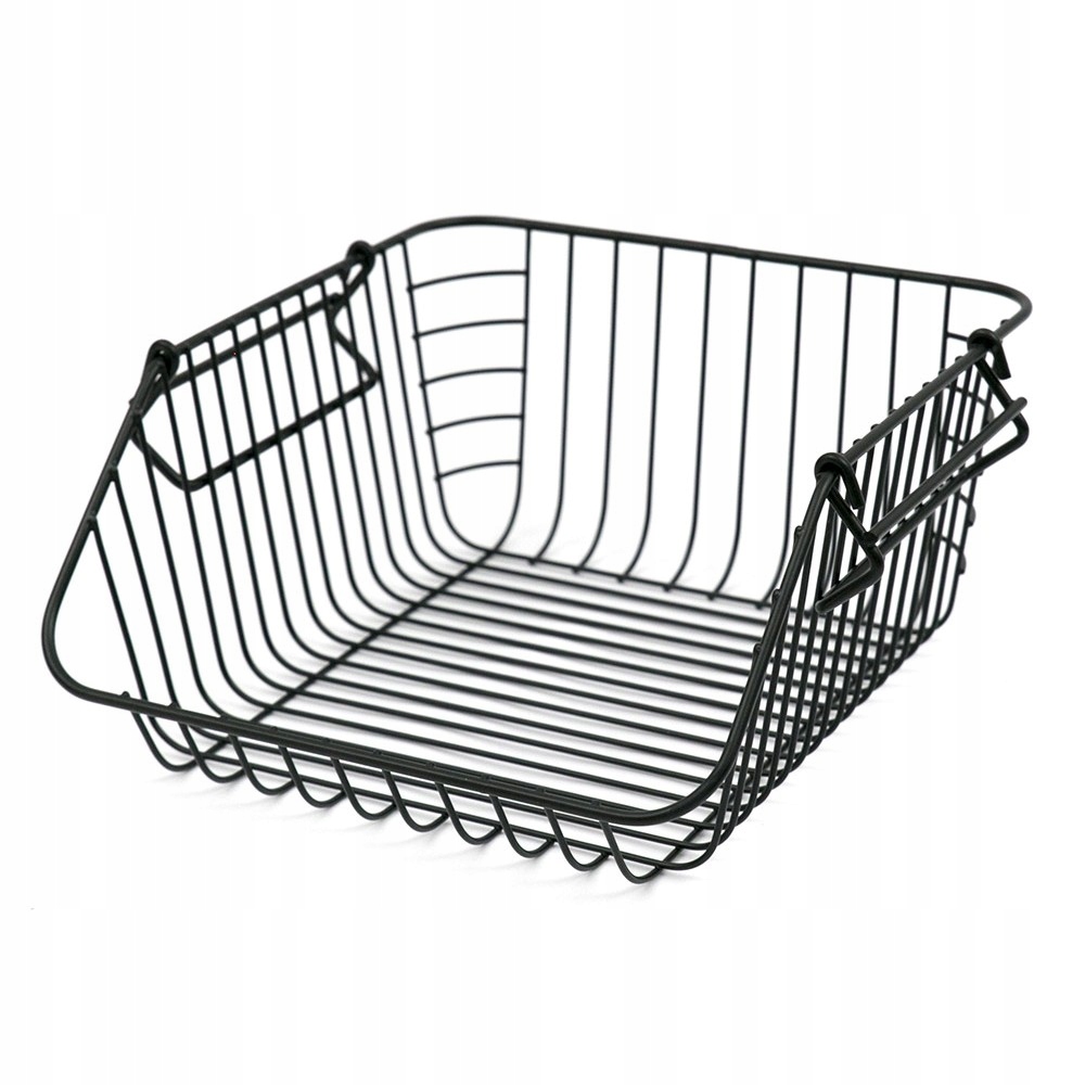 

Patera Metalowa Czarna Koszyk Na Owoce 13x27x29cm