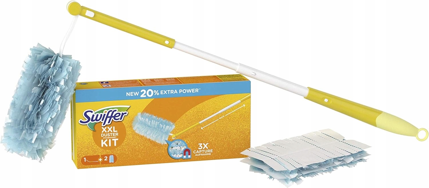 Levně Swiffer xxl duster kit utěrka na prach a nečistoty dlouhá teleskopická rukojeť