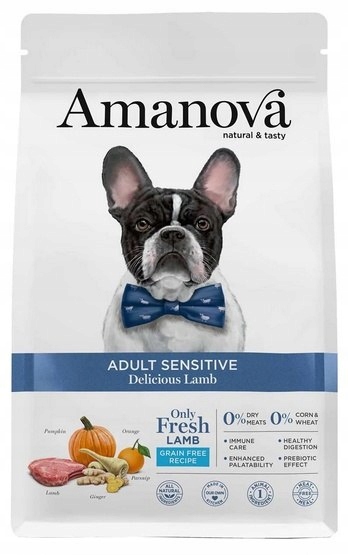 Levně Amanova Dog Adult Sensitive Delicious Lamb Jehněčí 10kg