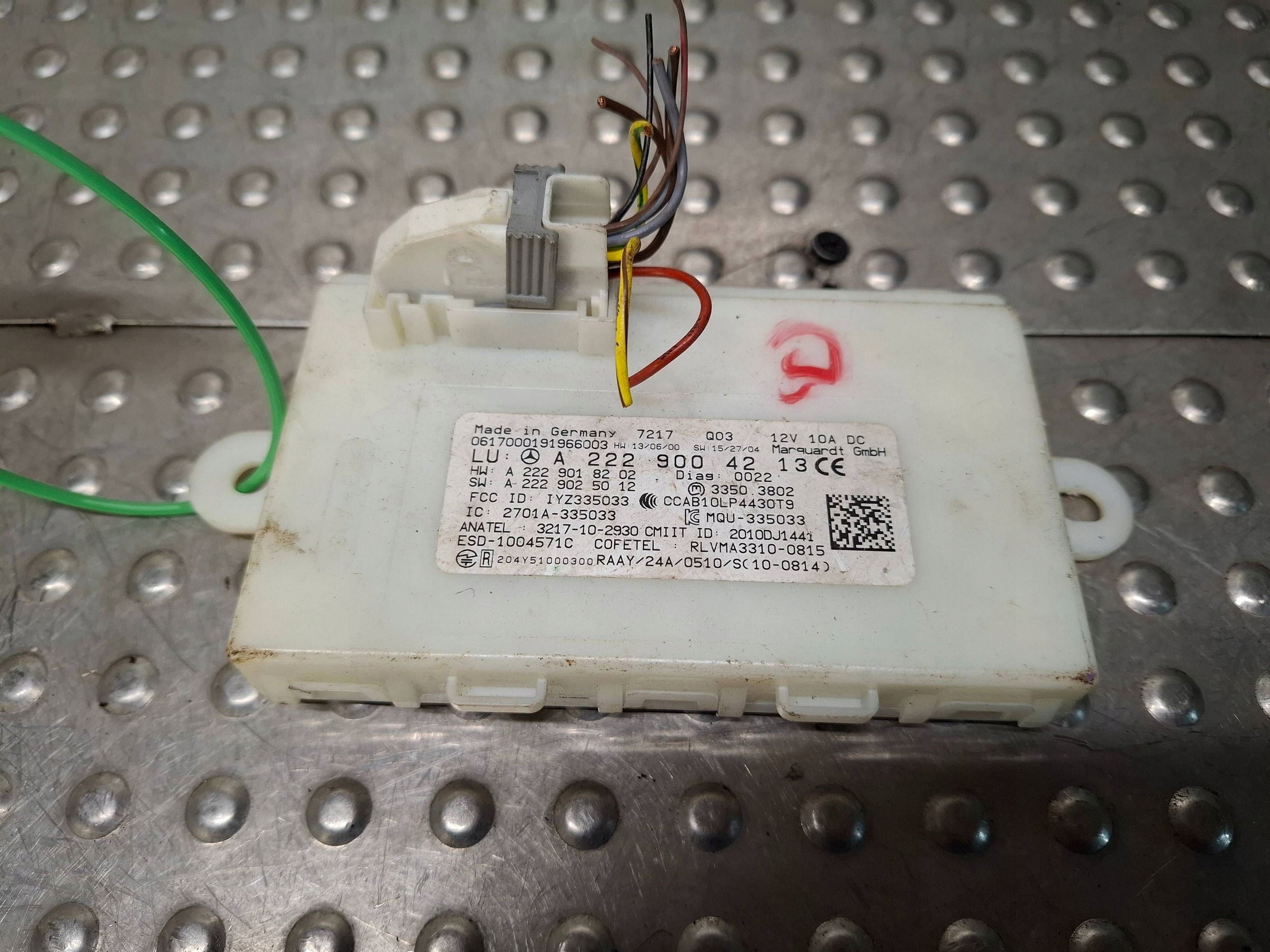 module control unit KEYLESS A2229004213 MERCEDES W205 W213 GLC W253 X253 AMG
