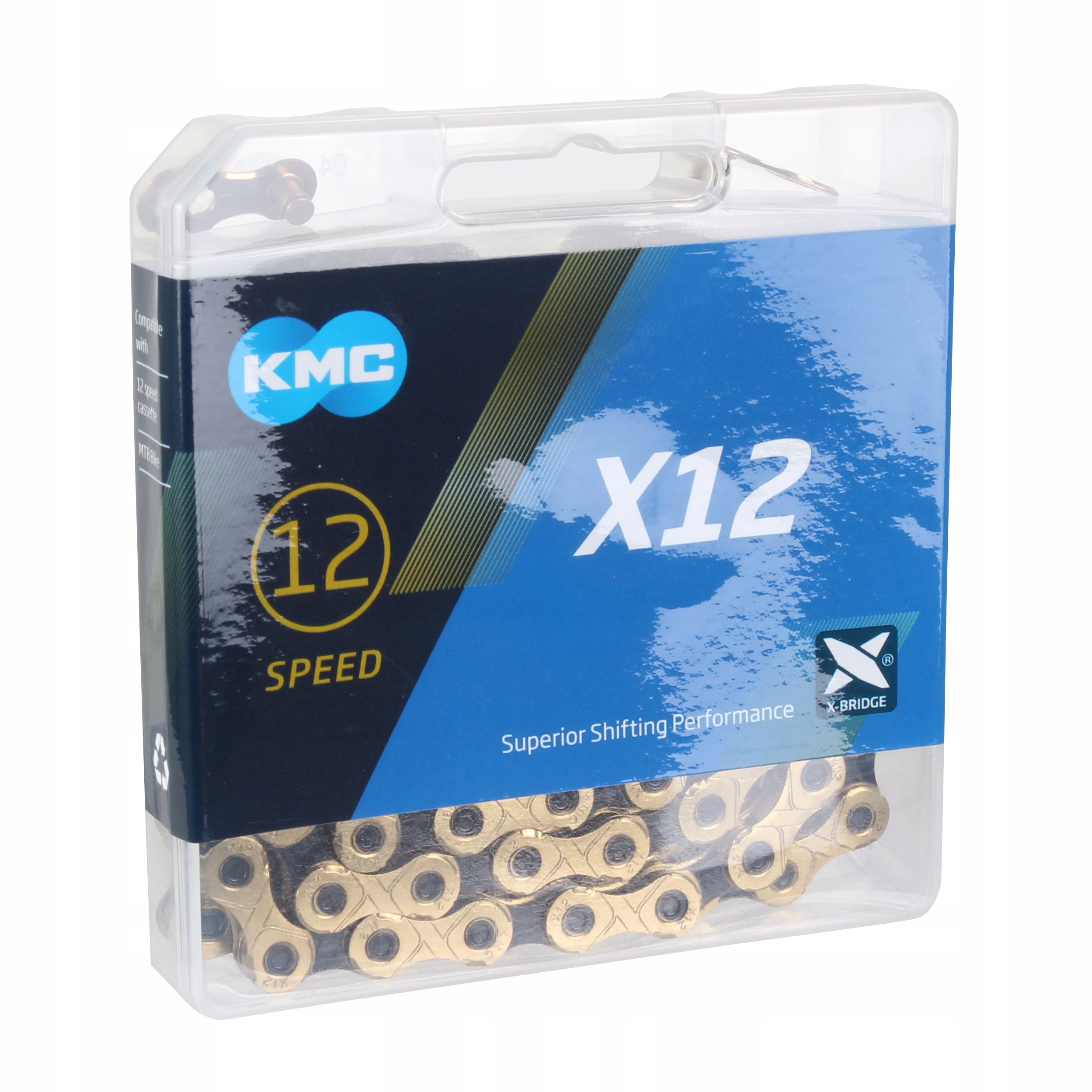 Řetěz Kmc X12 Ti-N x126 černo-zlatý 12 s spojka