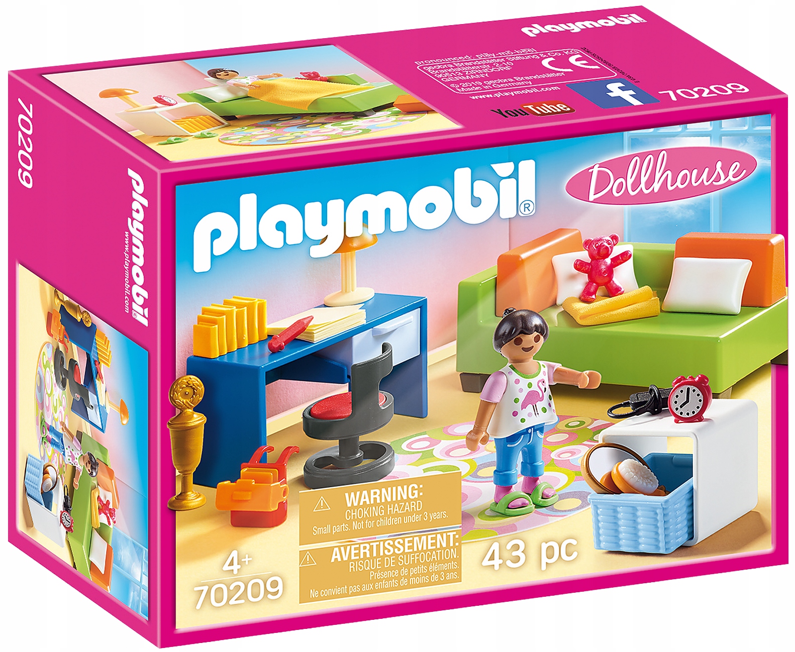 PLAYMOBIL 70209 POKÓJ MŁODZIEŻOWY, NASTOLATKA