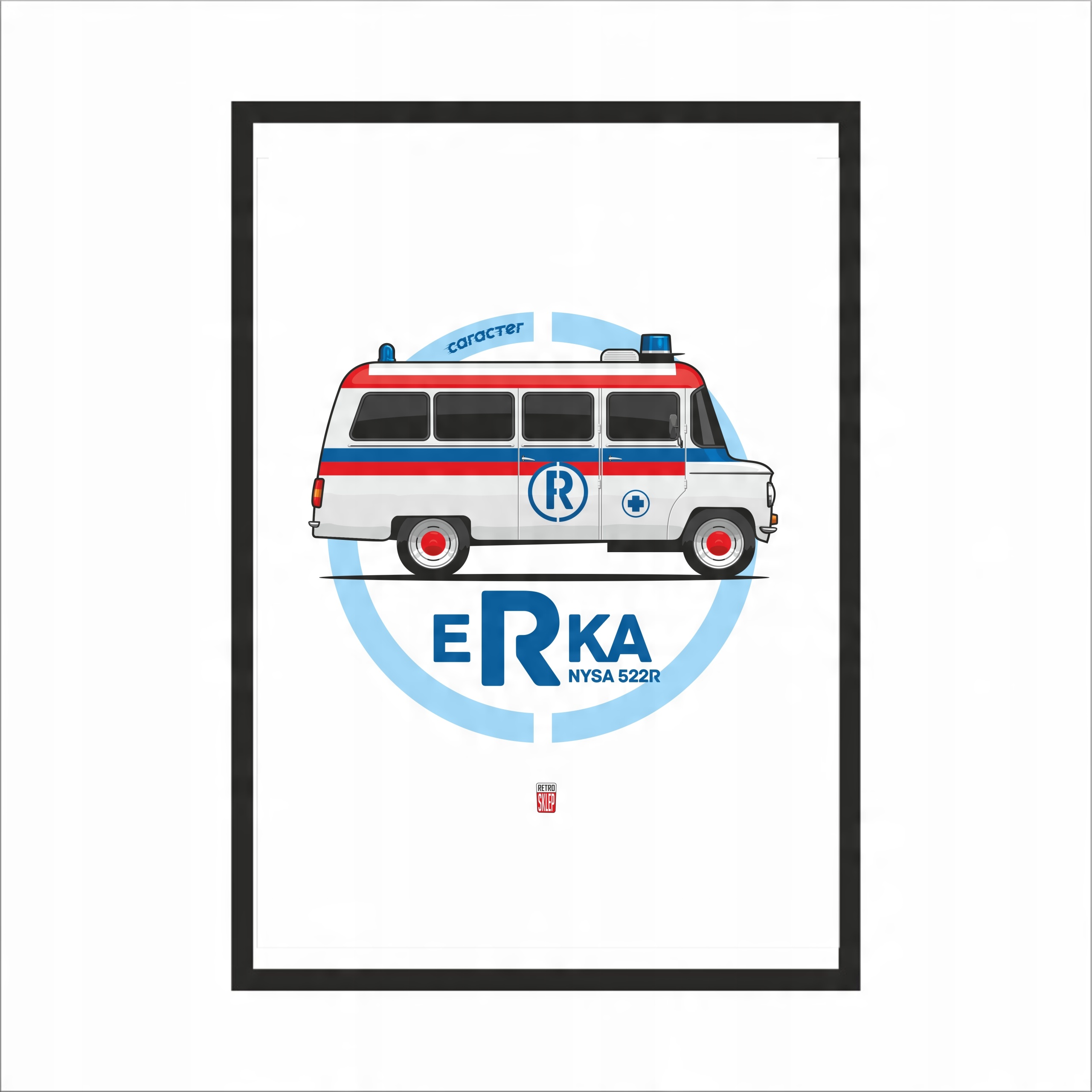 

Obraz na ścianę Nysa eRka pogotowie karetka
