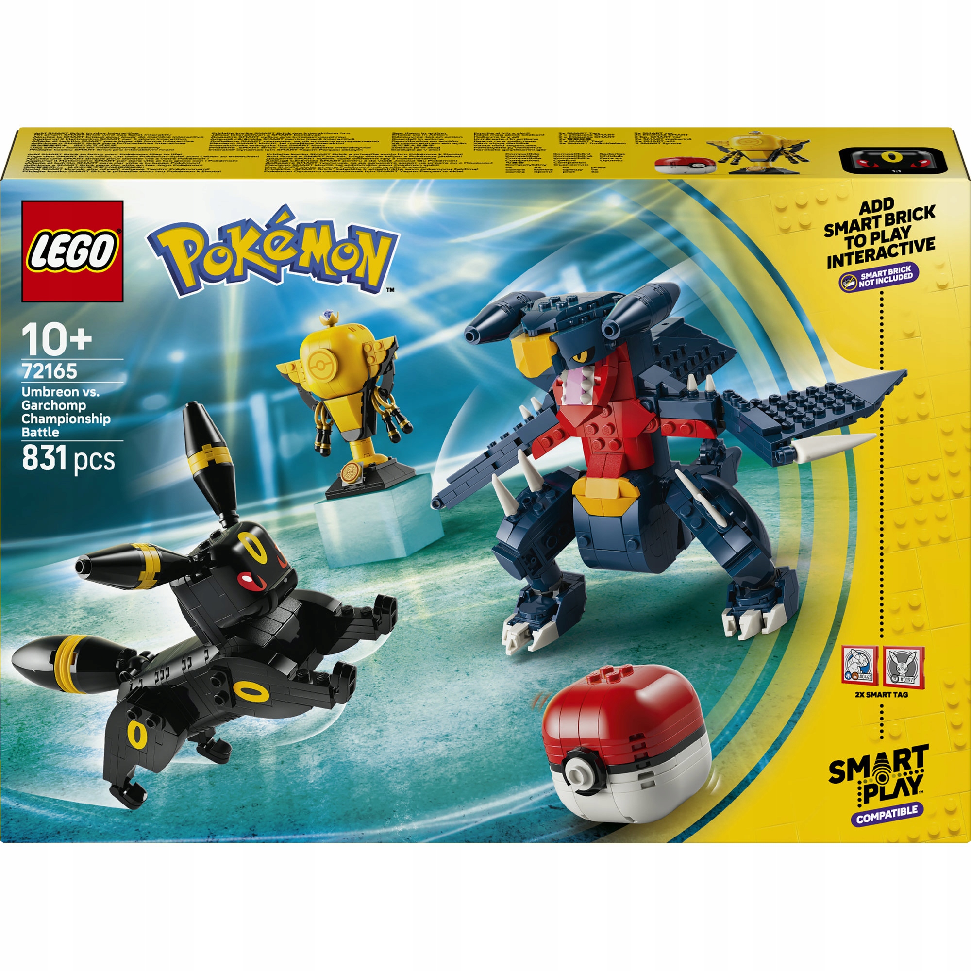 Lego Pokemon 72165 Smart Play: Umbreon kontra Garchomp walka o mistrzostwo