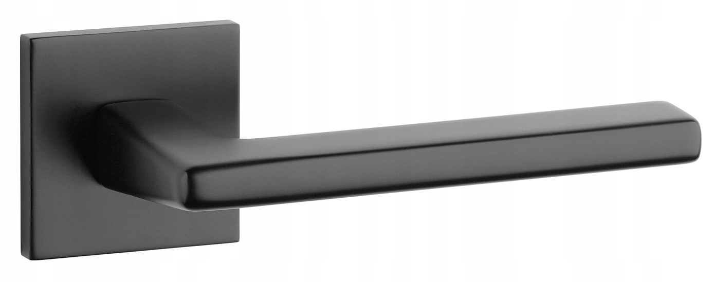 

Klamka Arta rozeta kwadrat czarny mat Slim Stile