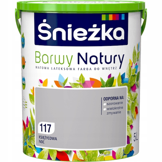 Barva na stěny Barvy přírody 5 l 117 Měsíční noc