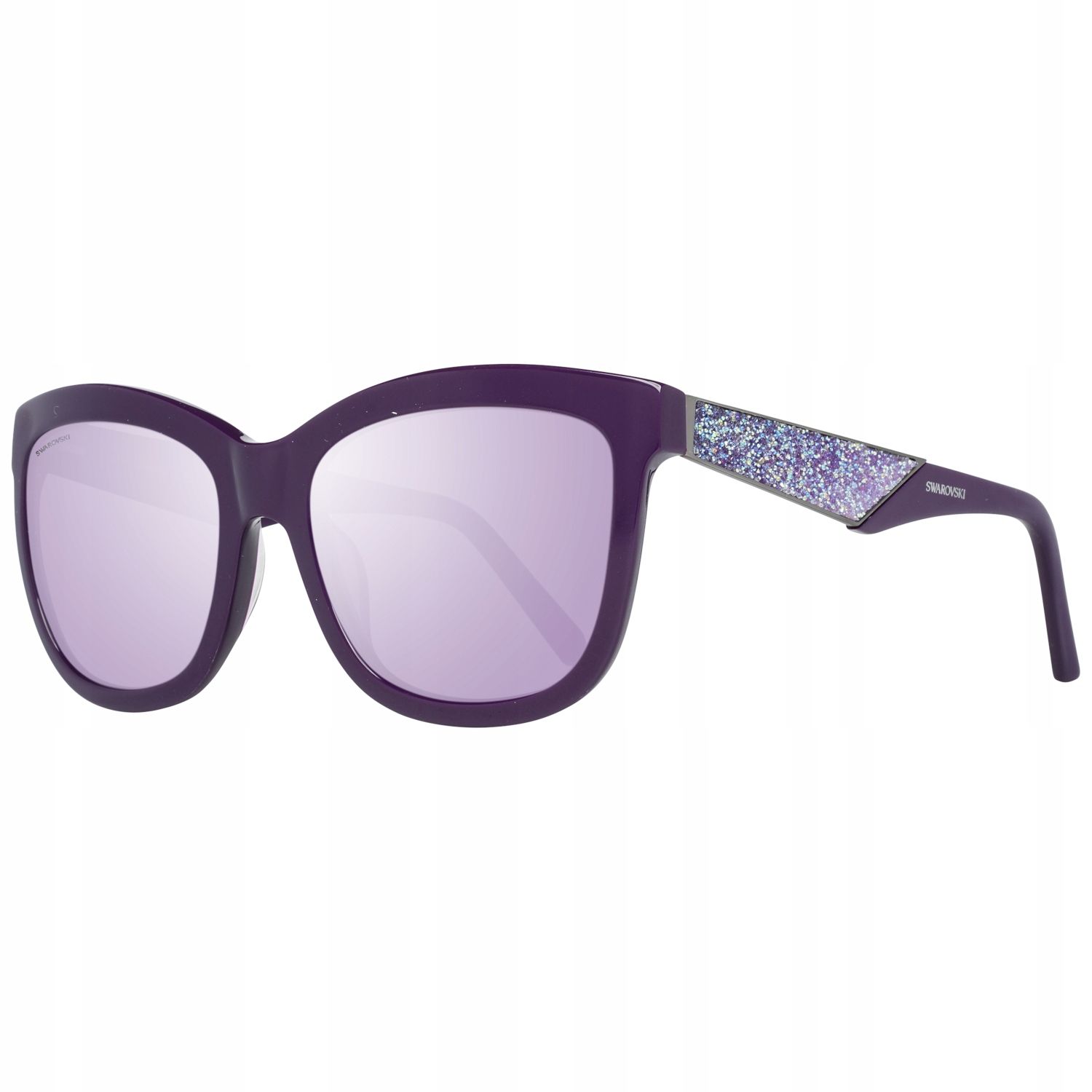 

Okulary damskie Swarovski SK0125 Fioletowe Lustro