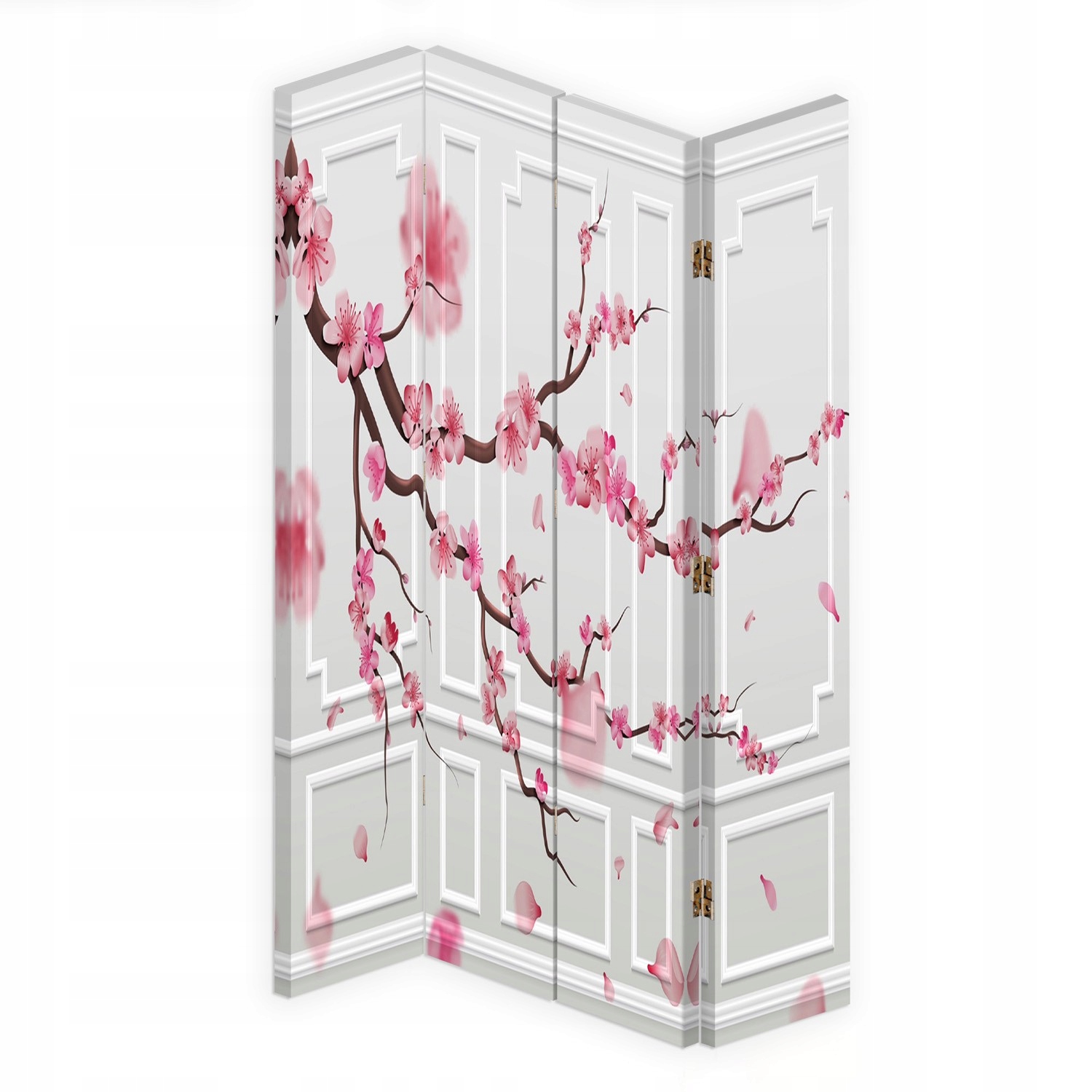 Paraván oboustranný otočný, Višňový květ 145x170