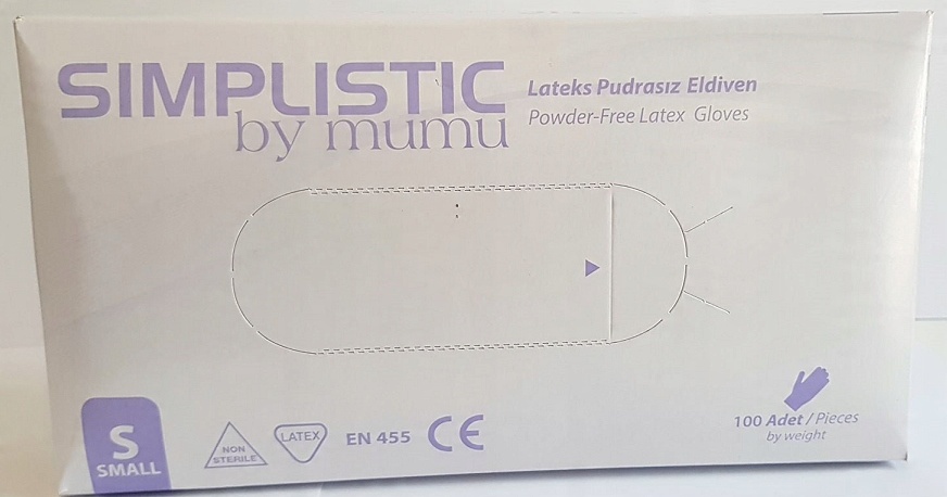 

Rękawice rękawiczki lateksowe latex 100szt S