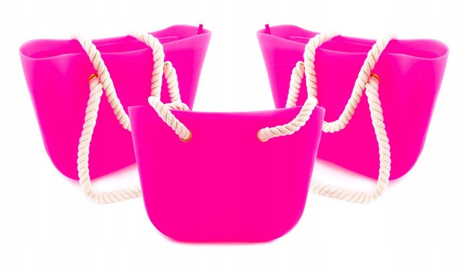 

O Torba Gumowa Torebka Hobo Jelly Shopper Bag Tglb