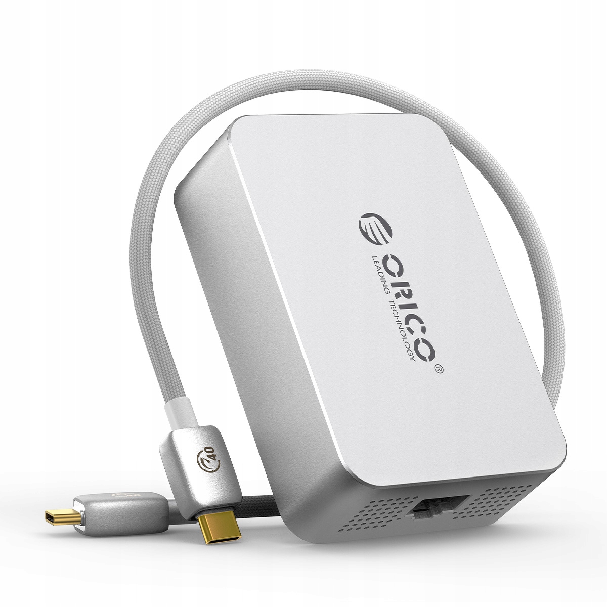 Orico Adapter sieciowy RJ45 10 Gbps na USB-C Thunderbolt 5/4/USB4