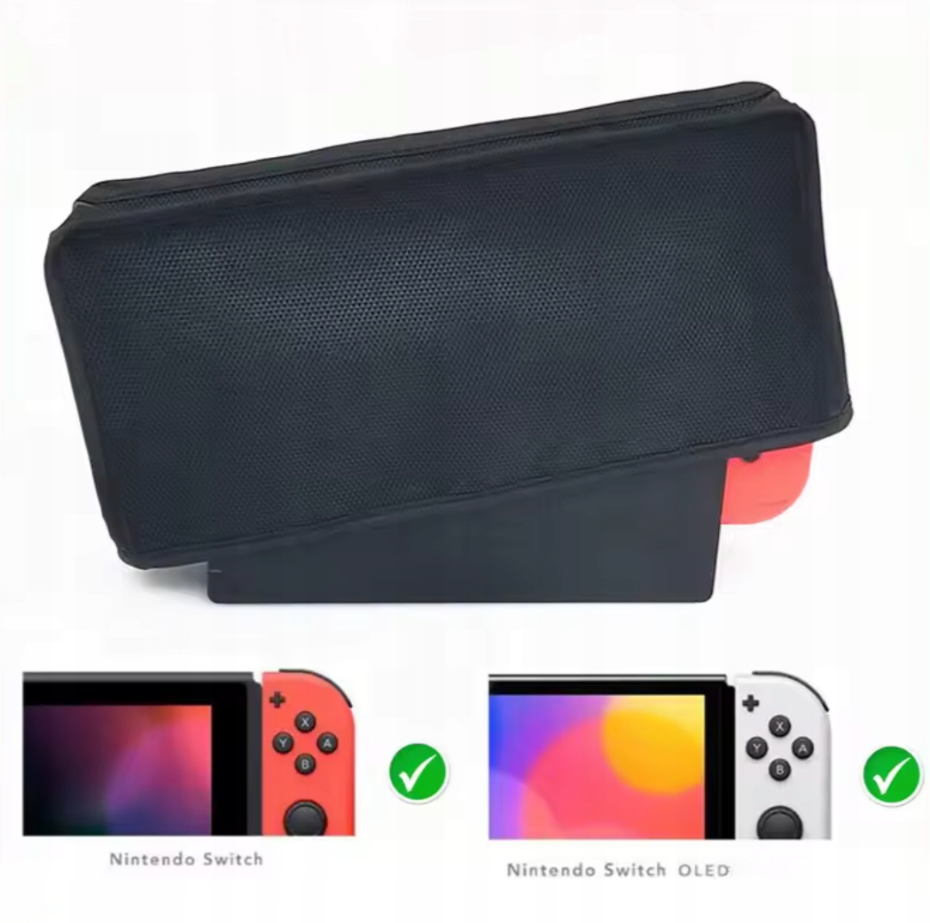 OSŁONA PRZECIWPYŁOWA NA KONSOLE I STACJĘ DOKUJĄCĄ NINTENDO SWITCH I OLED