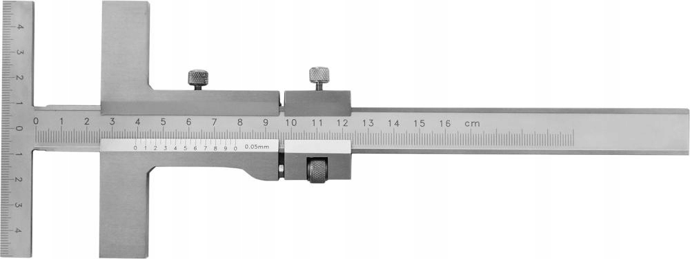 Traťové posuvné měřítko s regulací 160 mm Fortis
