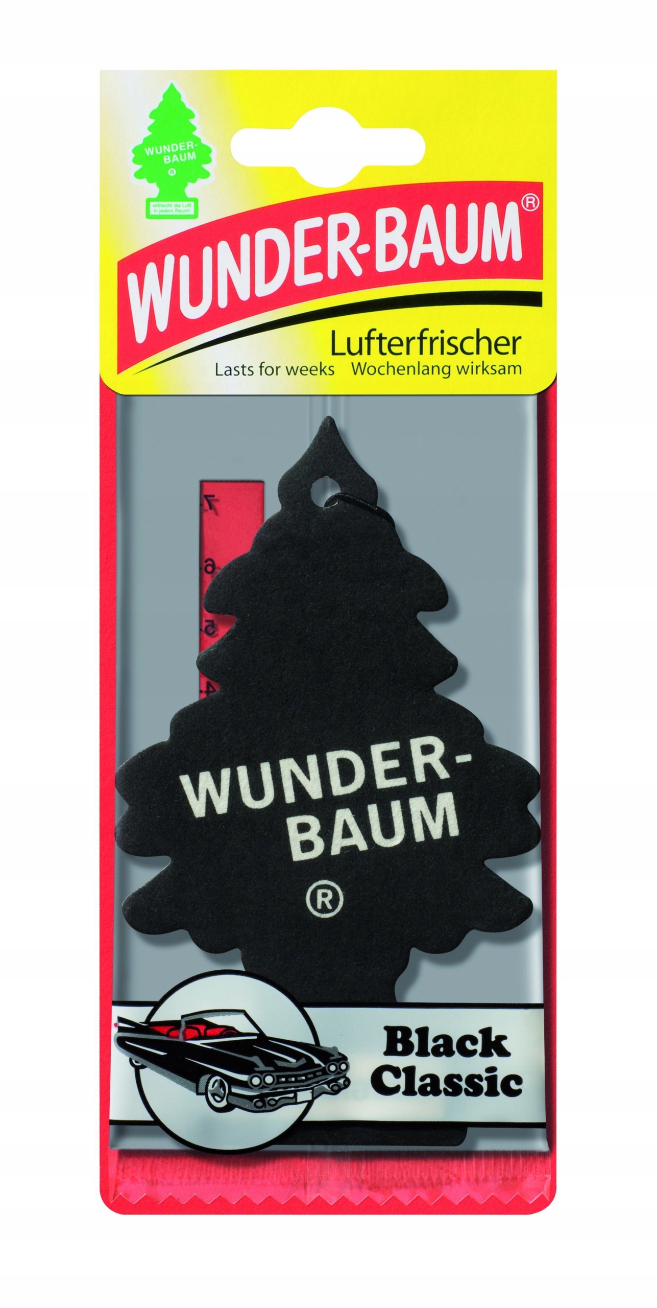 WUNDER-BAUM CHOINKA ZAPACHOWA BLACK CLASSIC