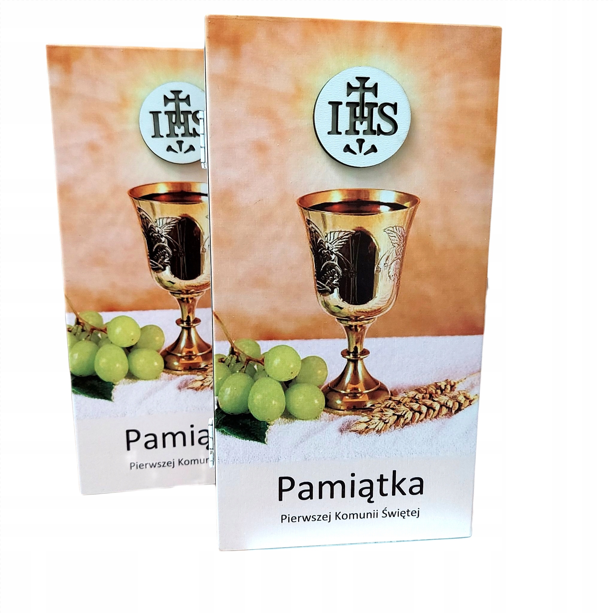 

Pamiątka Pierwszej Komunii Świętej Uv kolor biały