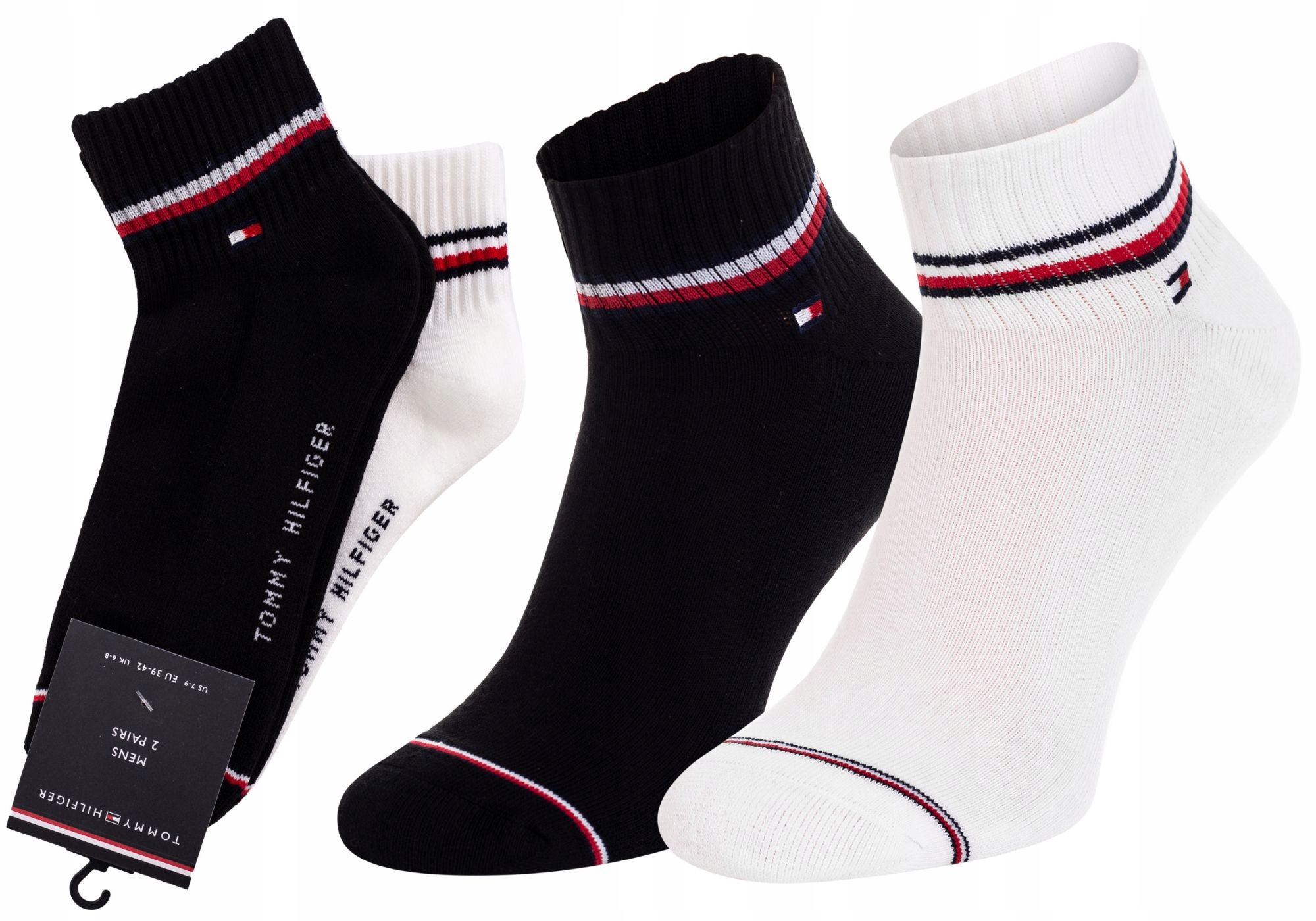 

Tommy Hilfiger Męskie Skarpetki Stopki 2P R: 43-46