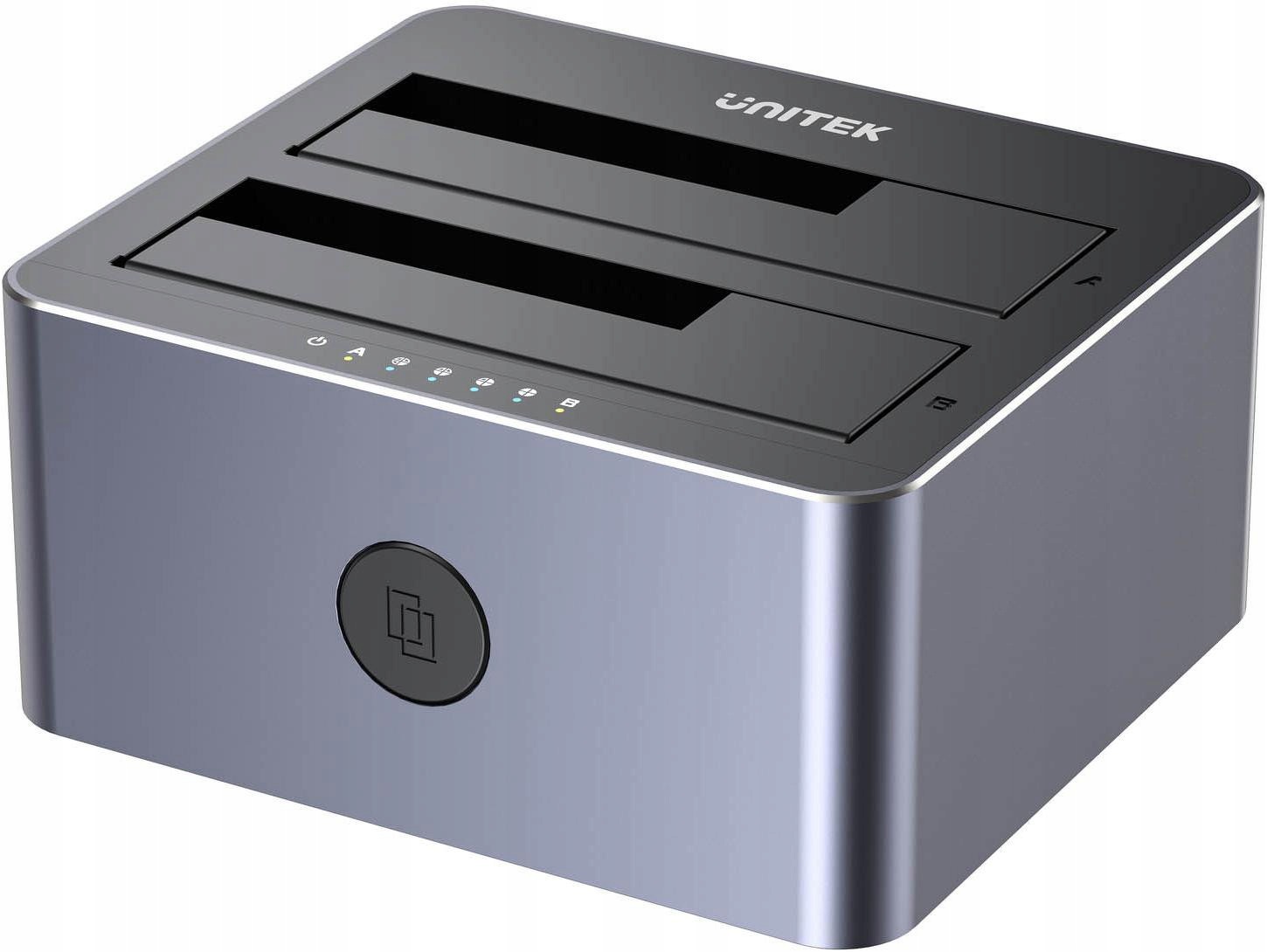 Unitek Klonovací Stanice Pro Disky 2X Sata 2,5/3,5 Usb 5GB Duplikátor