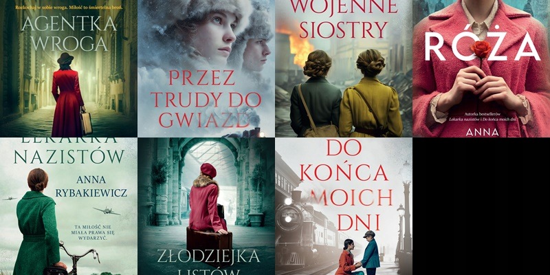 Zestaw 7 książek Anna Rybakiewicz