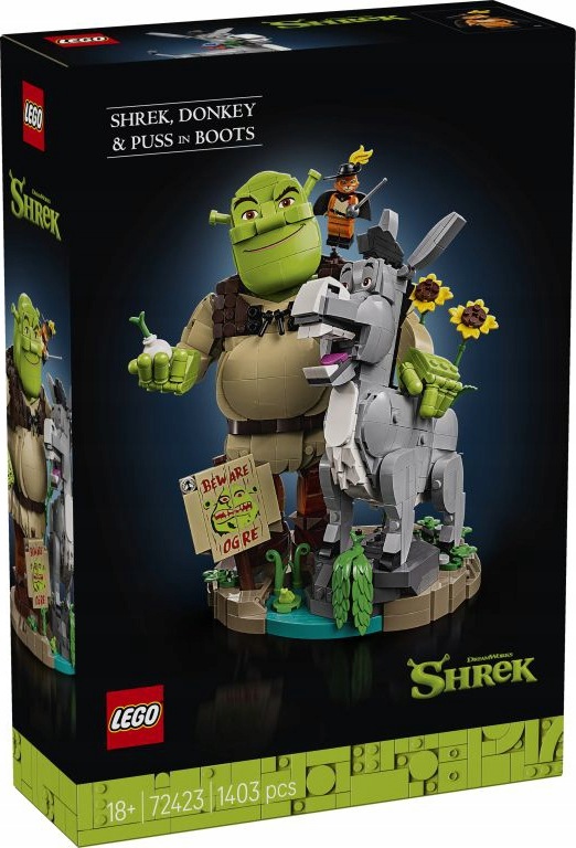 72423 Lego Shrek Shrek, Osel a Kočka v botách