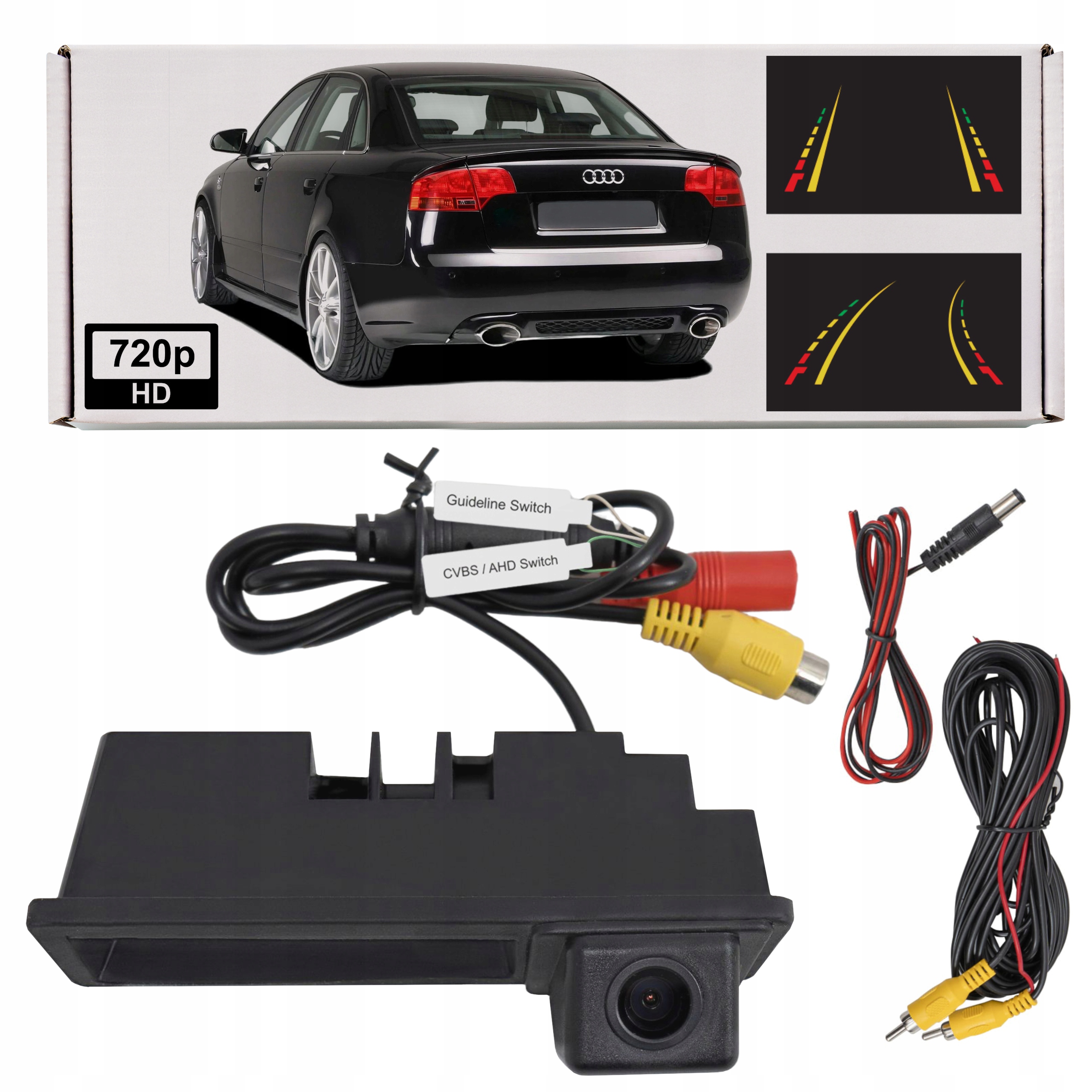 Audi A4 B7 2004-2007 Kamera Cofania Full Hd Dynamiczne Linie