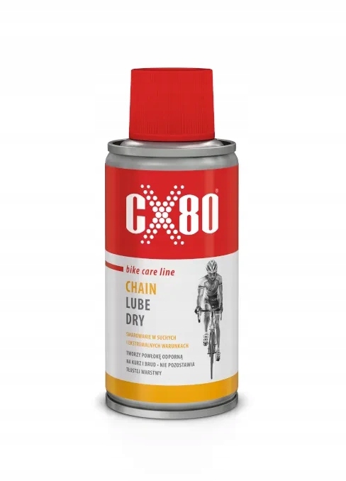Suchy Smar w sprayu Do Łańcucha Rowerowego 150 ml CX-80 Bike Chain Lube Dry