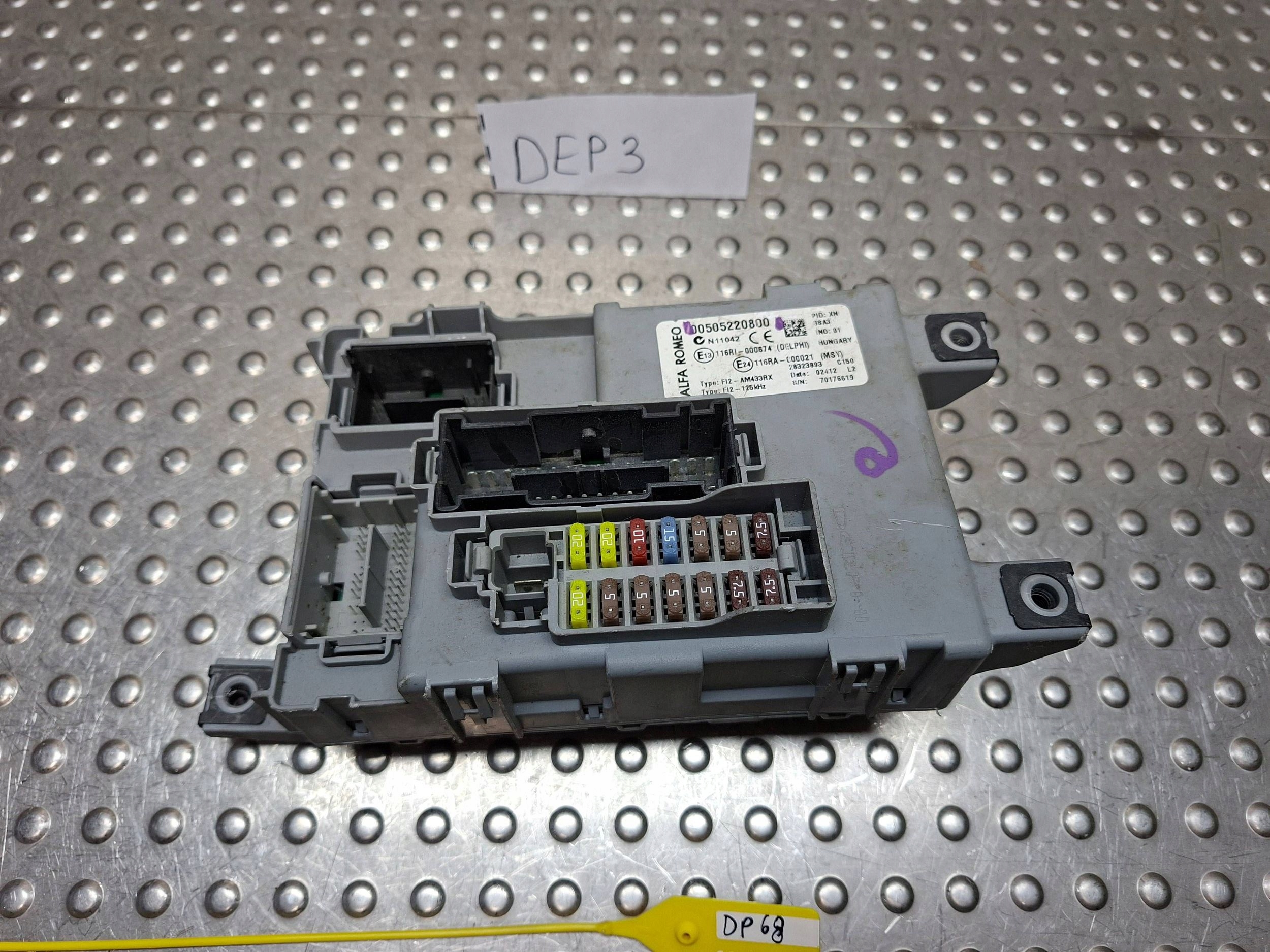 Module fusibles Module BSI ALFA ROMEO MITO 10- 1.4 TWINAIR