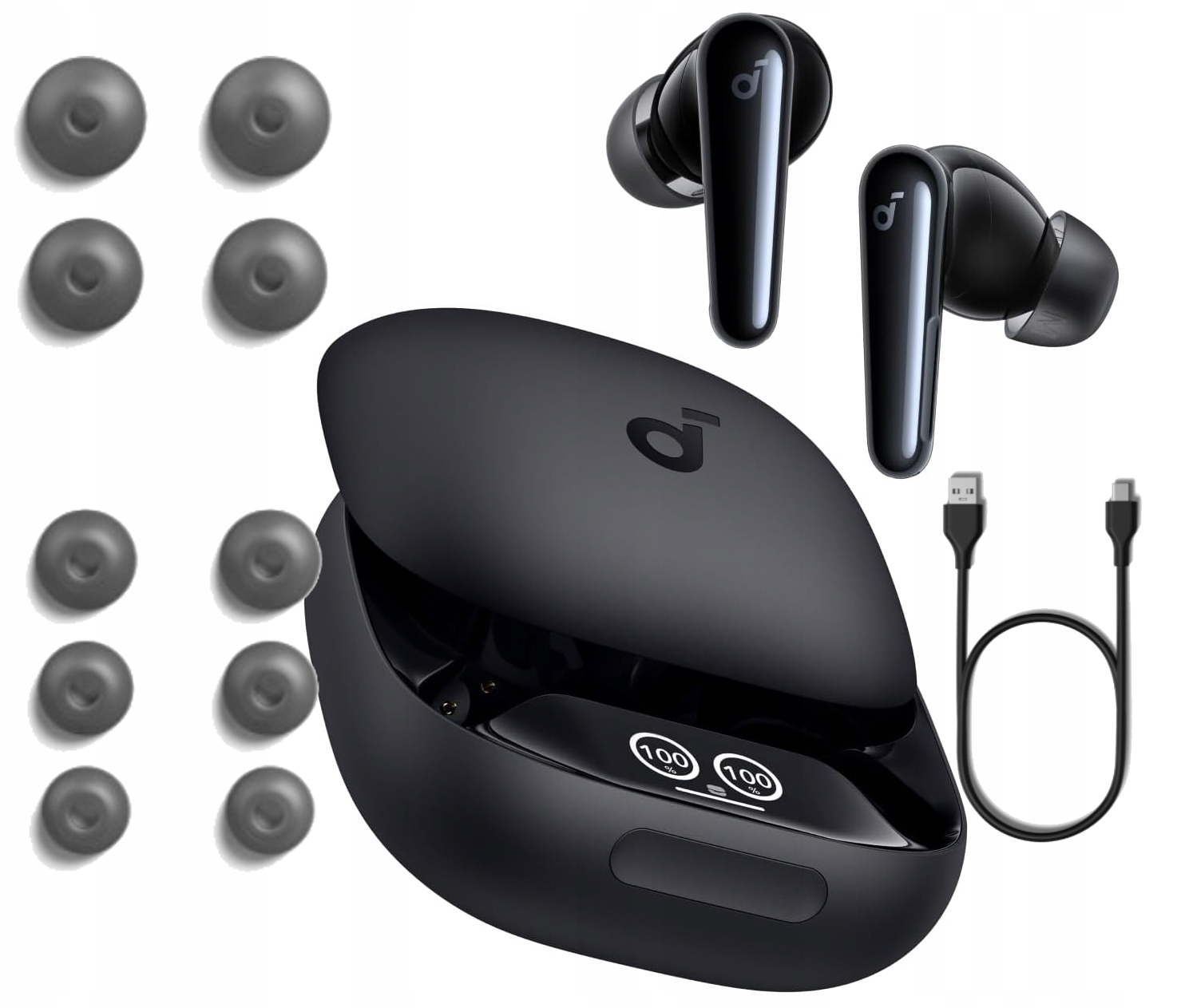 Bezdrátová Sluchátka Soundcore Liberty 4 Pro S Nabíjecím Pouzdrem