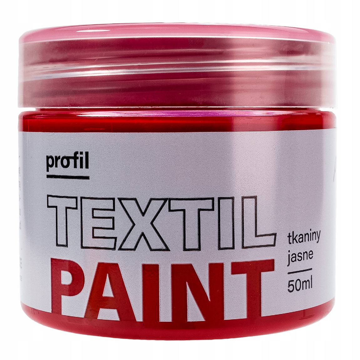 

Farba do tkanin jasnych Profil 50ml karmin