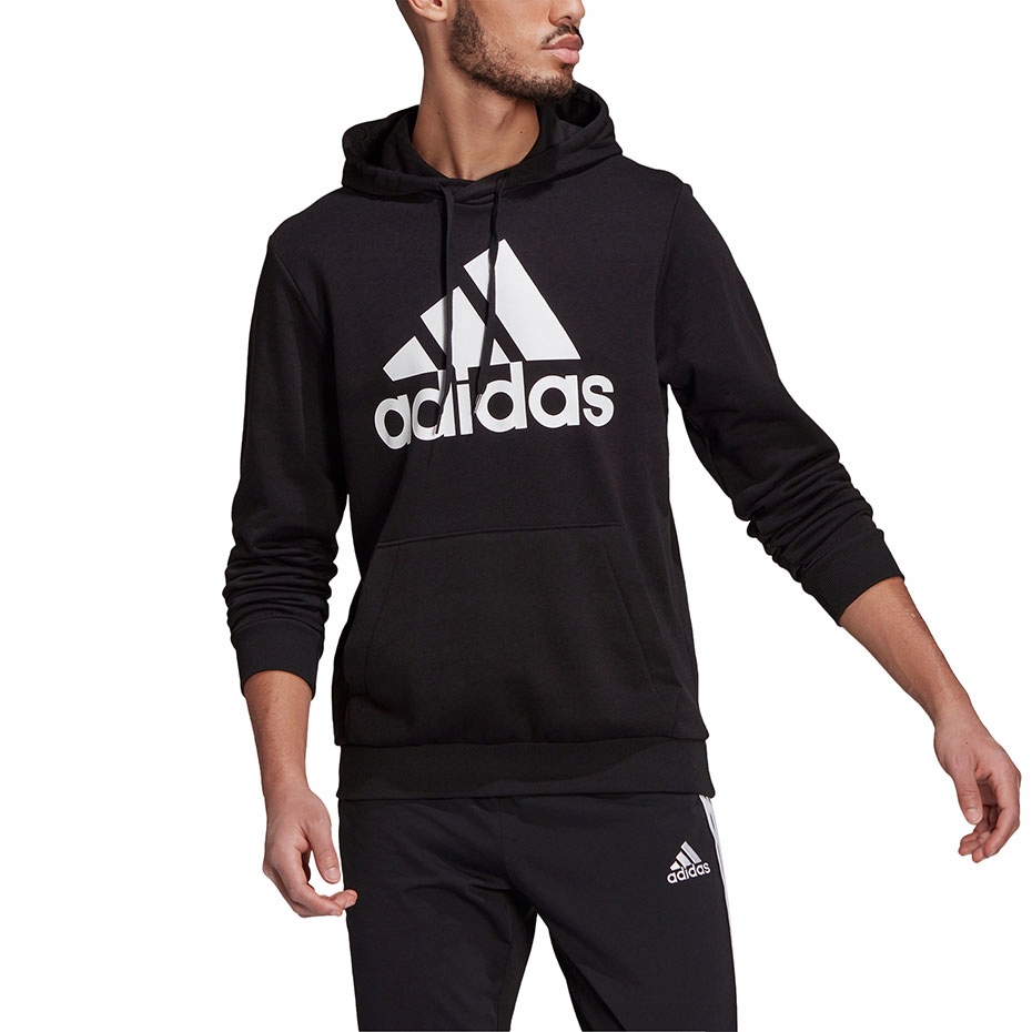 Pánská mikina adidas Essentials Hoodie černá GK9540 M