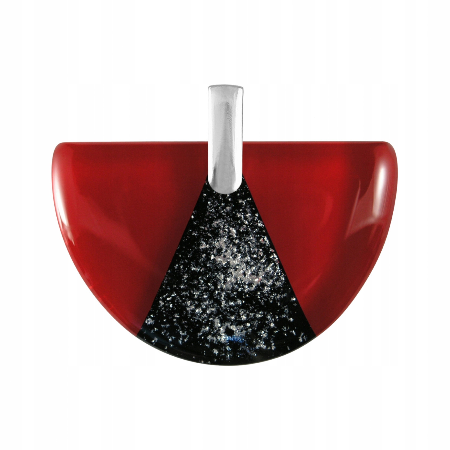 Dámský přívěsek Harf červené sklo murano