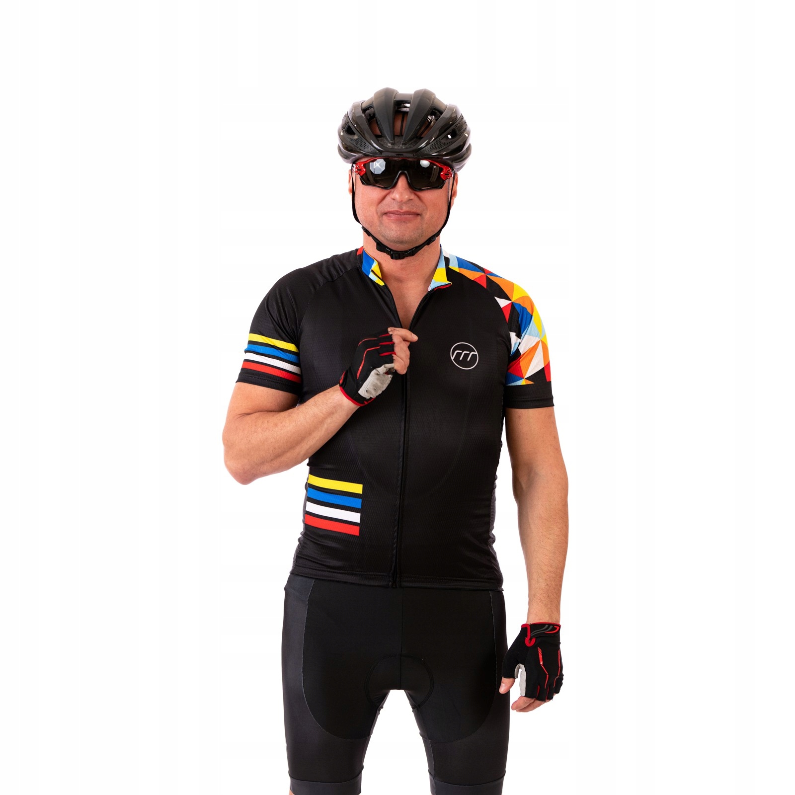 Madani: koszulka rowerowa męska KUBIZM, r. XXL Rękaw krótki rękaw