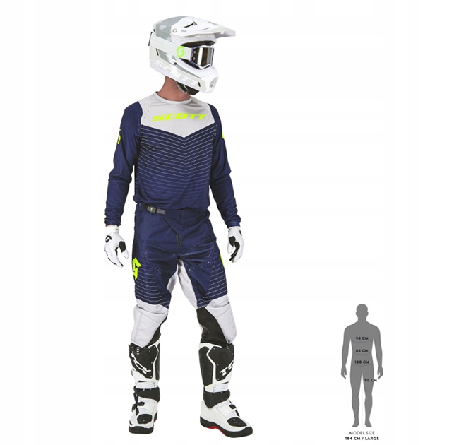 Spodnie Pant 350 Dirt Evo blue/grey SCOTT 36 Cechy dodatkowe ochraniacze