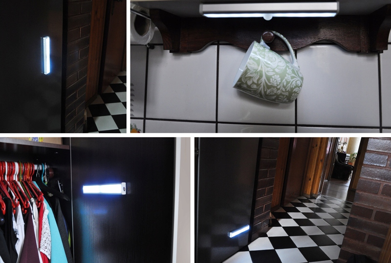 LAMPKA LED SAMOPRZYLEPNA NA BATERIE czujnik ruchu Marka inna