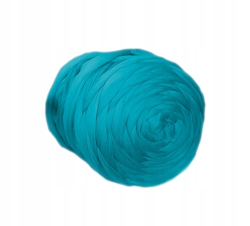 Česací vlna na pletení přikrývek 4,5kg Turkus